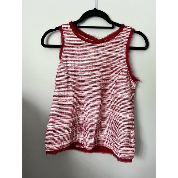 Tank Top with Zipper Detail on Back by VanessaVirginia by Anthropologie - Picture 1 of 3